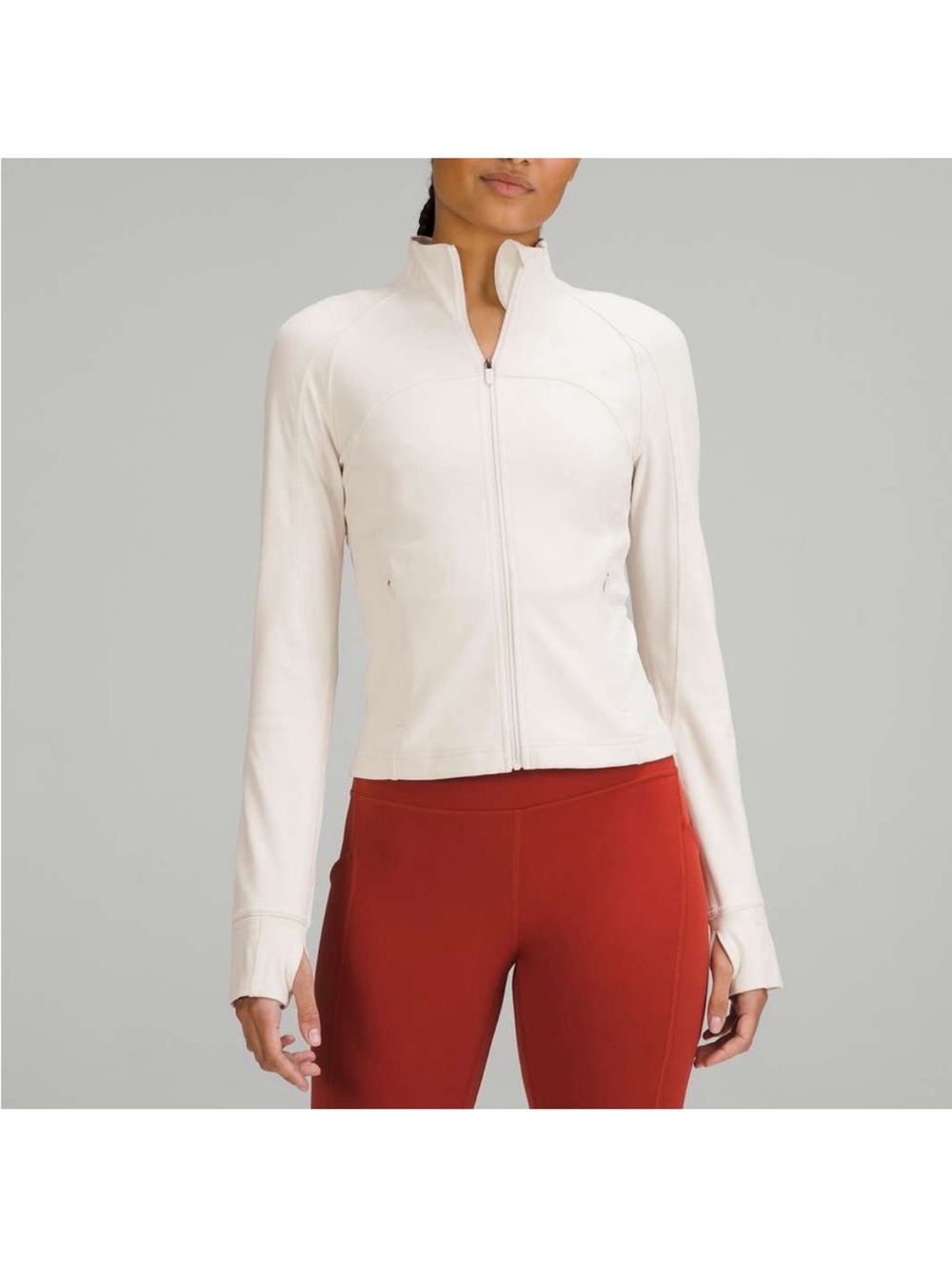 Lululemon Nulu Cropped Define Jacket White Opal